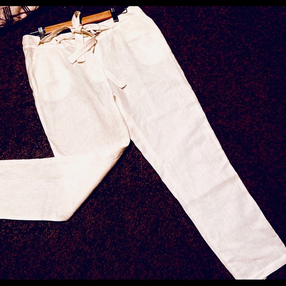 NWT Accidente con Flores organic linen pants - Picture 3 of 6